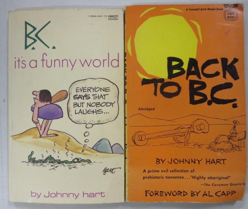 JOHNNY HART PAPERBACK LOT! 13 BOOKS! Wizard of ID, B.C. BC! Brant Parker