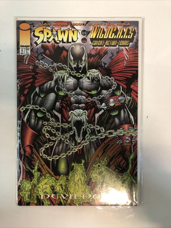 Spawn Wild C.A.T.S: Devil Day (1996) Complete Set Part # 1-4 (VF/NM) Image Comic