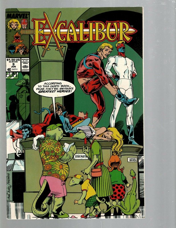 13 Marvel Comics Excalibur #1 2 5 8 9 10 11 12 21 27 29 42 44 J446