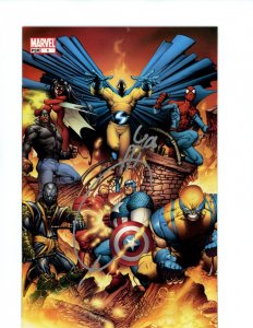 New Avengers #1- Sgd by Joe Quesada. Joe Quesada Cover. COA Included (9.2) 2004