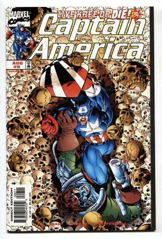 Captain America #8-1998 First appearance of BRON CHAR NM-