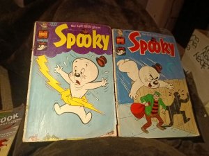 Spooky The Tuff Little Ghost 101 & 121 Silver Age Harvey Comics Lot Run Set...