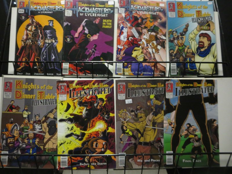 Knights of the Dinner Table 53 diff comics Illustrated Hackmasters Everknights