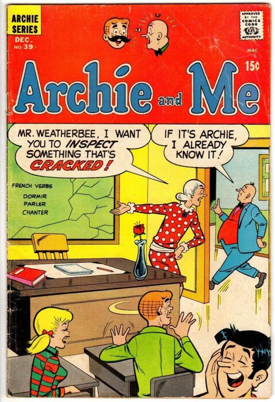 ARCHIE & ME (1964-1987) 39 VG-  Dec. 1970