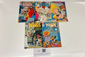 5 New Titans DC Comics Books #59 76 77 78 79 Wolfman 109 JW16