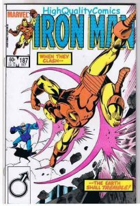 IRON MAN #187, NM-, Jim Rhodes, Vibro, 1968, more IM in store