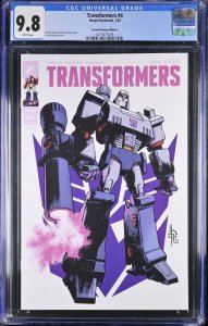 Transformers #4 CGC 9.8 2nd Print Megatron Cover A Image 2024 Void Rivals Univ