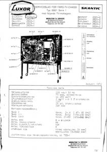 Luxor GALLERI 2622-1 Service Manual. Mauritron #2146