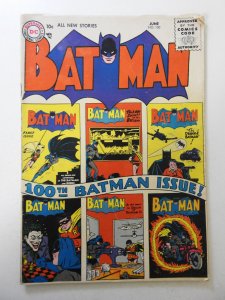 Batman #100 (1956) VG Condition