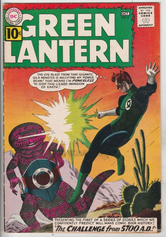 Green Lantern #8 (Oct-61) VF+ High-Grade Green Lantern