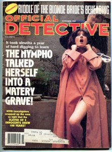 Official Detective Magazine November 1983- Noelle Bouraudhui- Mary Sorgenti VG