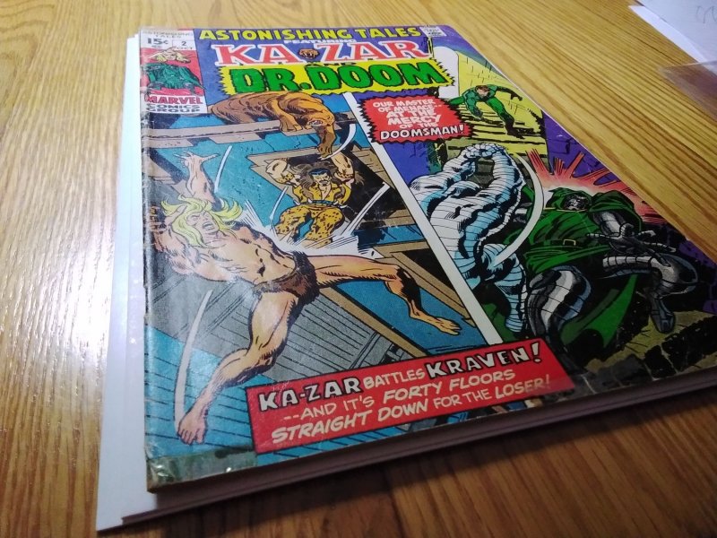 Astonishing Tales #2 (1970) Kazar Doctor Doom