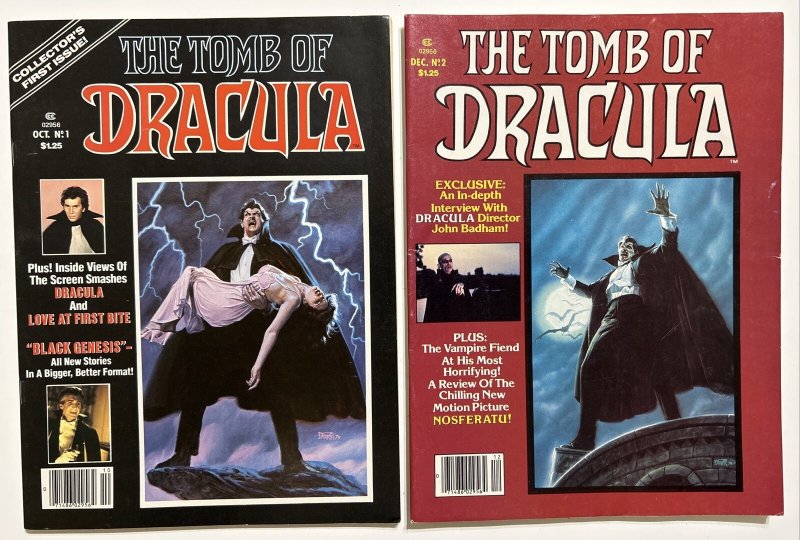 Tomb of Dracula Magazine #1–6 Complete Set Marvel (#4 is low grade)