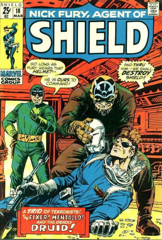 Nick Fury, Agent of SHIELD (1st series) #18 GD ; Marvel | low grade comic Last I
