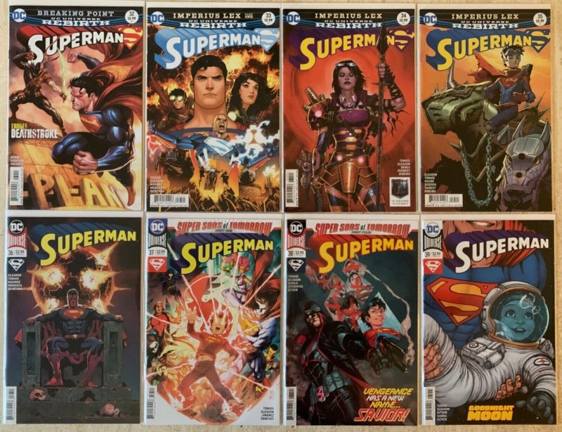 SUPERMAN 1-45, ANNUAL 1, REBIRTH SPECIAL 1 + VARIANTS | 2016-2018 | 55 TOTAL