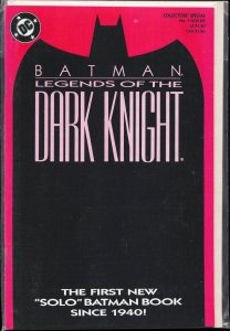 Legends of the Dark Knight #1 (1989) Batman