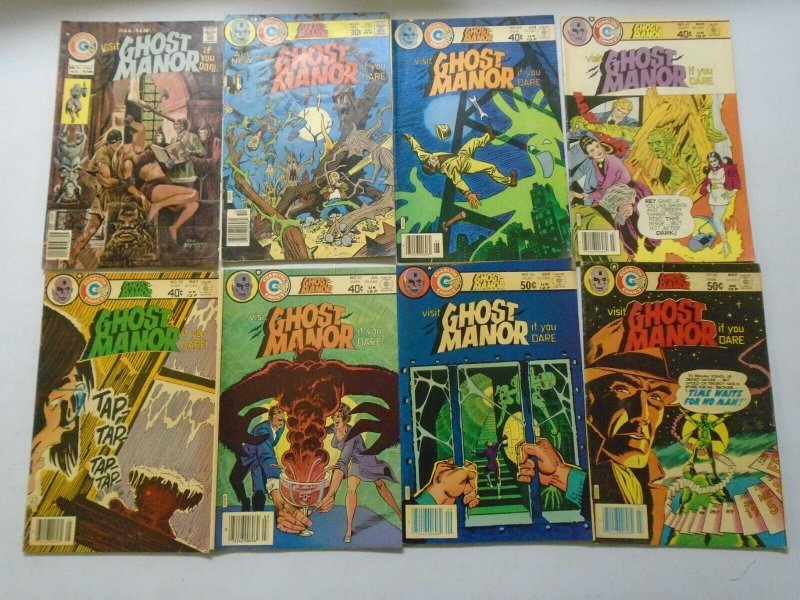 Ghost Manor comic lot 20 different avg 4.0 VG (1969-84 Charlton 1st+2nd Series)