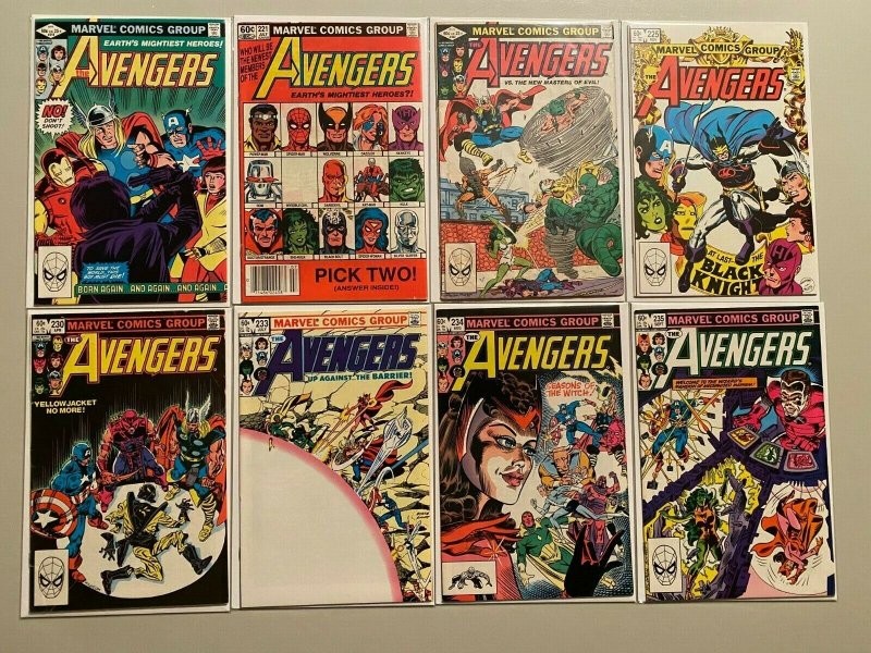 Avengers lot 29 different from #202-250 6.0 FN (1980-84 1st Series)