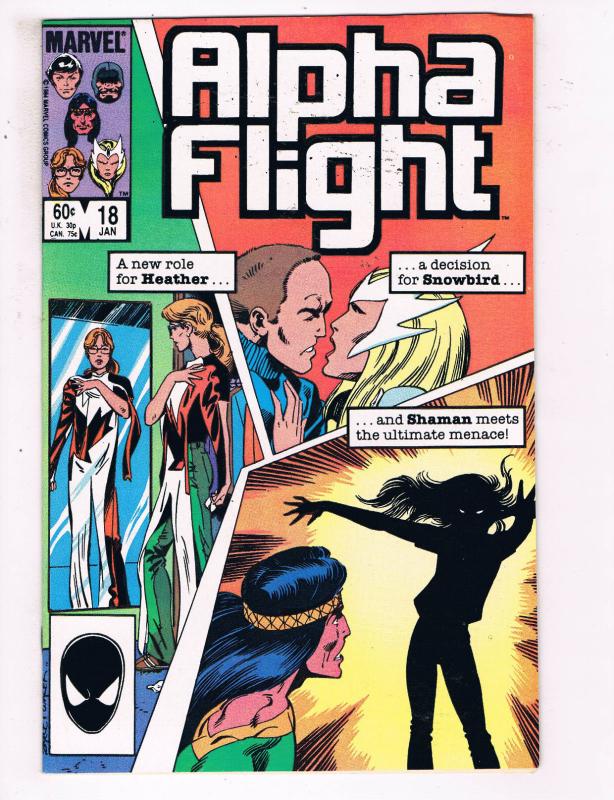 Alpha Flight #18 VF Marvel Comics Comic Book Jan 1985 DE24