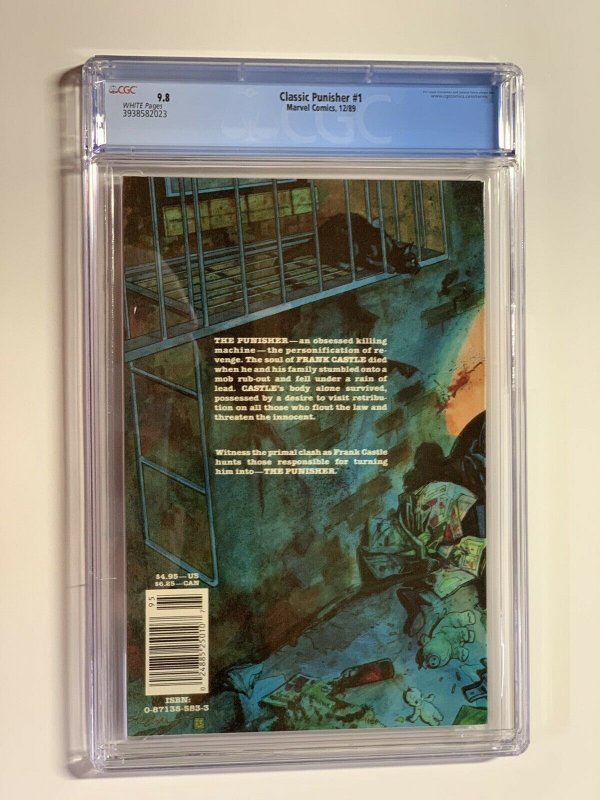 classic Punisher 1 CGC 9.8 WP Newsstand Edition Marvel 1989