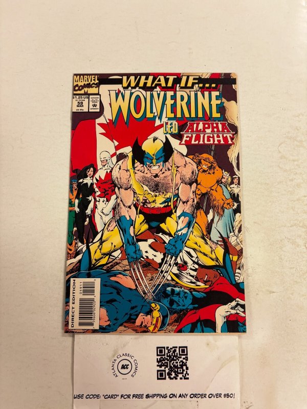 What If...#59 VF Marvel Comic Books X-Men Wolverine Alpha Flight 18 HH75