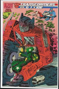 The Transformers vs. G.I. Joe #4 Connecting Cover (2014)