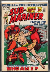 Sub-Mariner #50 (1972) Namor the Sub-Mariner [Key Issue]