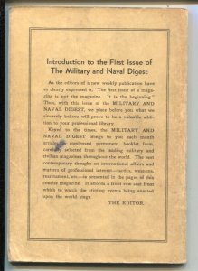 Military  and Naval Digest #1 1/1937-1st issue-FDR cover-Japanese Army's Aims...