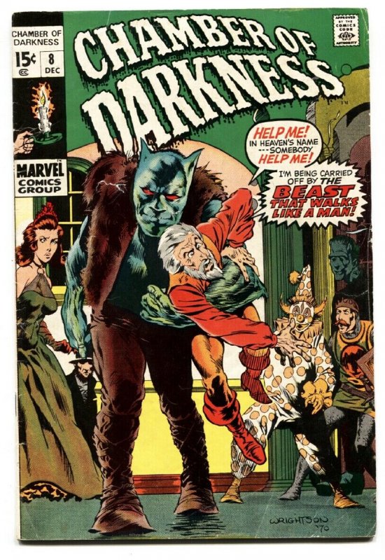 Chamber of Darkness #8 comic book 1970-MARVEL HORROR VG