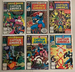 Captain America Bloodstone Hunt #357-362 6 diff 6.0 (1989)