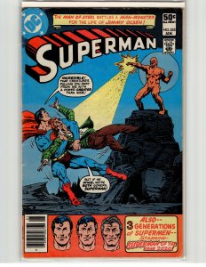 Superman #355 Newsstand Edition (1981) Superman