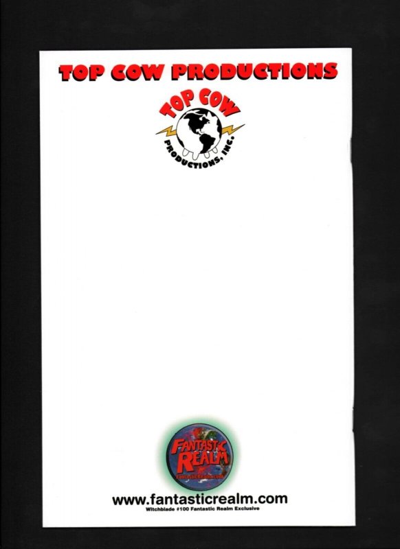 WITCHBLADE #100 - Michael Turner Gold Foil Title Variant LTD 750 (9.2OB) 2006