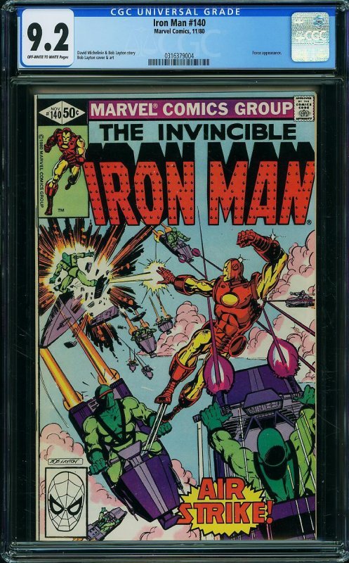 Iron Man #140 (1980) CGC 9.2 NM-