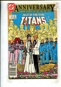 TALES OF THE TEEN TITANS #50 (8.0) PEREZ!! 1984