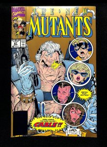 New Mutants #87 Black Logo Box Variant 1st Appearance Cable!