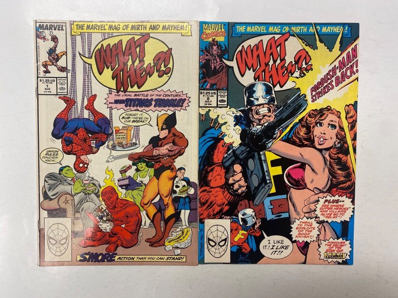 3 MARVEL comic books What The --?! #1 8 X-Men Prime 27 KM15