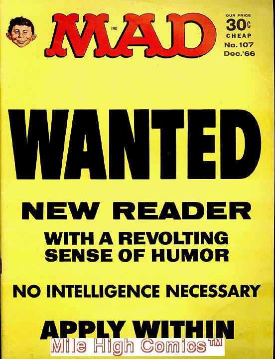 MAD (MAGAZINE) #107 Very Good