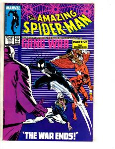 Lot Of 5 Amazing Spider-Man Marvel Comic Books # 284 287 288 289 295 Goblin J317