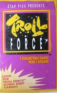 Troll Force Lot of 5 1992 Trading Cards New in Package Star Pics