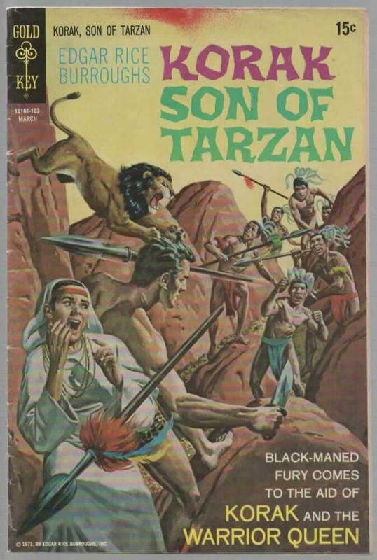 KORAK SON OF TARZAN 40 GD+ Mar. 1971