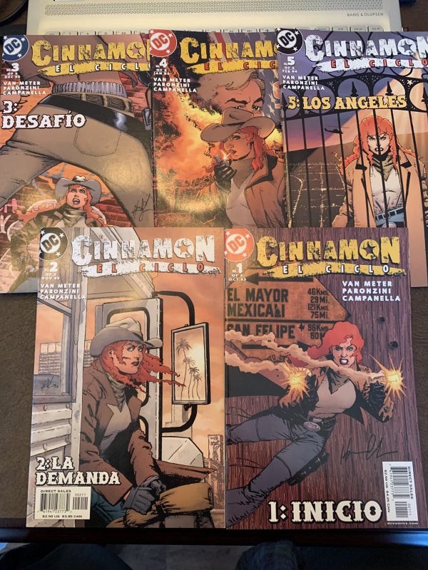 Cinnamon: El Ciclo Mini-Series Set 1,2,3,4,5  VF  2003  Chaykin Covers!