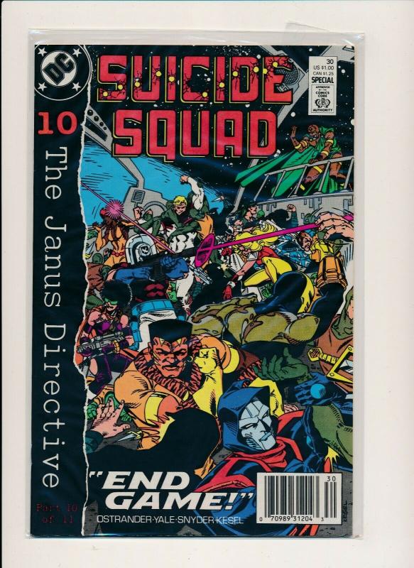 DC Comics SUICIDE SQUAD #30 The Janus Directive 1989 ~  VF (PF565) 