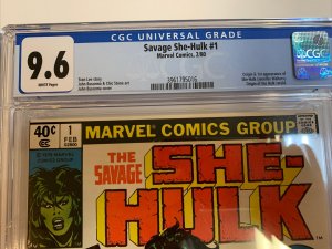 Savage She-Hulk (1980) # 1 (CGC 9.6 White) Origin & 1st app | Newsstand Edition