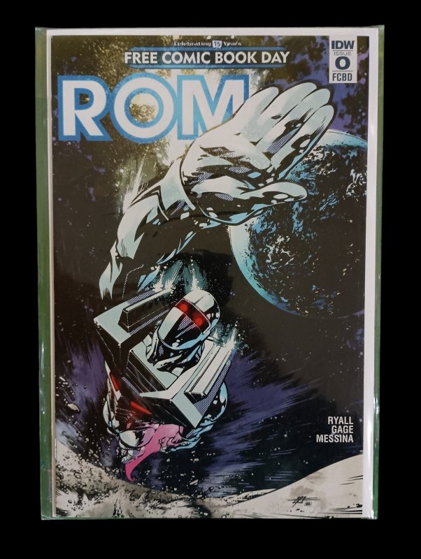 ROM #0-2 Run FCBD Exclusive Ryall Gage Messina IDW 2016 VF Space Knight
