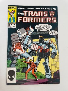 Transformers # 7 NM Marvel Comic Book Optimus Prime Megatron Bumble Bee 15 J243