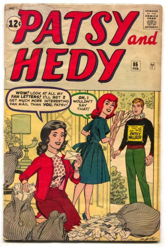 Patsy and Hedy #86 1963- Spicy gga art- Paper Dolls- VG