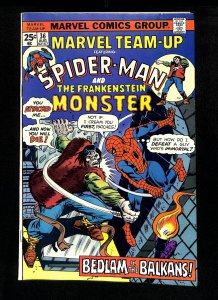 Marvel Team-up #36 Spider-Man Frankenstein!