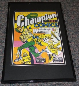 Champion Comics #9 Framed 9x12 Cover Poster Photo Jack Kirby