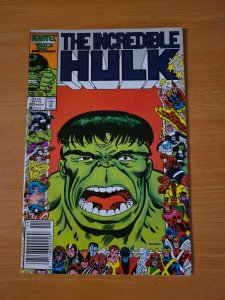 Incredible Hulk #325 Newsstand Variant ~ VF - NEAR MINT NM ~ 1986 Marvel Comics