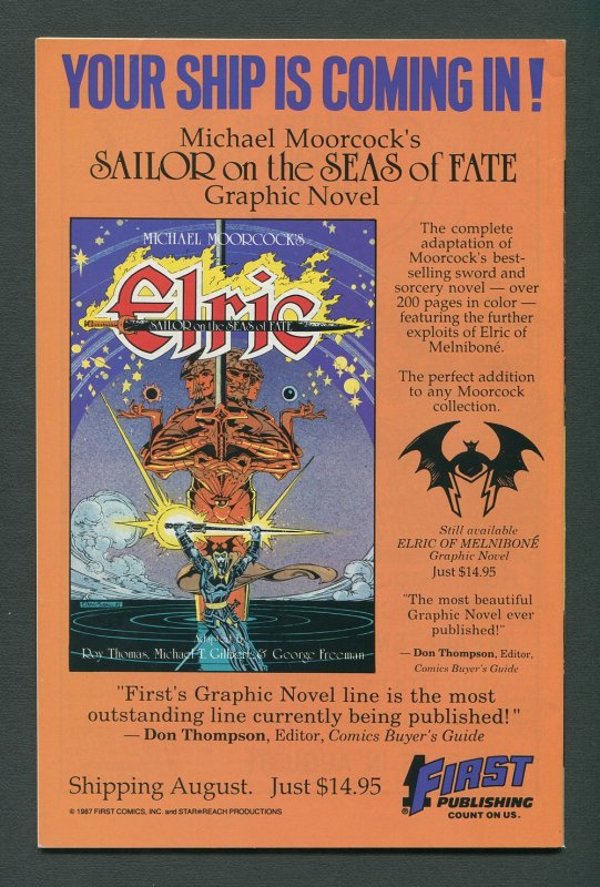 Grim Jack #41  /  9.0 VFN/NM  December 1987